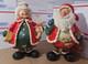 Mr & Mrs Claus Vintage Kirkland's Clause & Co. Christmas Ceramic Figurines 13