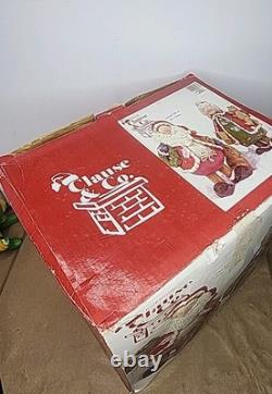 Mr & Mrs Claus Vintage Kirkland's Clause & Co. Christmas Ceramic Figurines 13