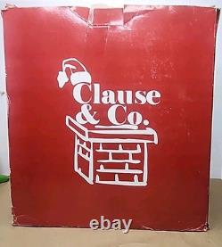 Mr & Mrs Claus Vintage Kirkland's Clause & Co. Christmas Ceramic Figurines 13