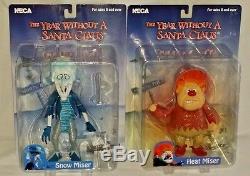 NECA Year Without Santa Claus 2006 HEAT & SNOW MISER 7 Action Figure SET of 2