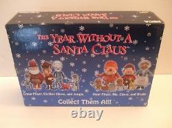 NECA Year Without Santa Claus Heat Miser, Ms. Claus & Jingle Figure Set SEALED