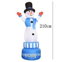 NEW Christmas Inflatable Toy Santa Claus Night Light Figure Outdoor Party