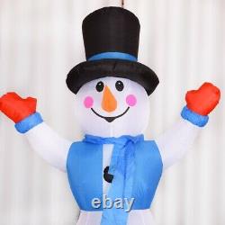 NEW Christmas Inflatable Toy Santa Claus Night Light Figure Outdoor Party