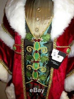 NEW Katherine's Collection Lifesize Traditional Santa Claus Doll Christmas Prop