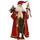 New Large Raz 28 Red And Gold Santa Claus Christmas Figure 3702623
