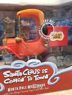 NEW RARE Memory Lane Santa Claus Is Coming To Town Musical North Pole Mail Truck