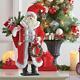 New Raz 24 Red And Silver Santa Christmas Figure Decoration 3802262