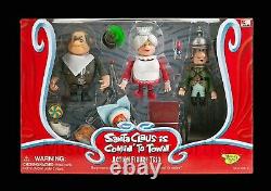 NEW Santa Claus Comin' To Town Burgermeister Memory Lane Action Figure Trio Set