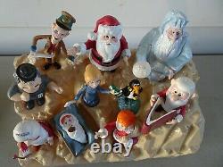 NEW Santa Claus Is Coming To Town 10 Piece Figure Set, Classic Media Mantis 2004