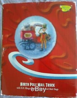 NEW! Santa Claus is Comin to town NORTH POLE MAIL TRUCK with Kluger IN BOX