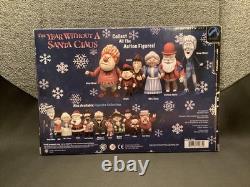 NIB 2002 The Year Without A Santa Claus Heat miser and Snow miser figures MINT