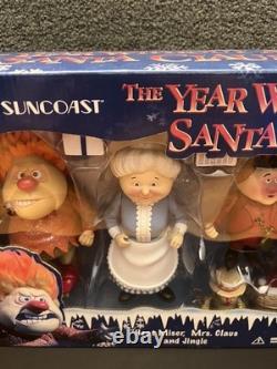 NIB 2002 The Year Without A Santa Claus Heat miser and Snow miser figures MINT