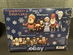 NIB 2002 The Year Without A Santa Claus Heat miser and Snow miser figures MINT