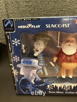 NIB 2002 The Year Without A Santa Claus Heat miser and Snow miser figures MINT