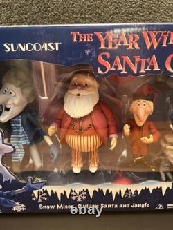 NIB 2002 The Year Without A Santa Claus Heat miser and Snow miser figures MINT