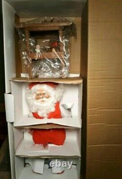 NIB Danbury Mint 18 Santa Claus & Mrs. Claus Porcelain Christmas Figures