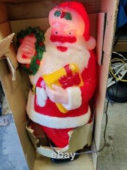 NOMA 30 Full Color Plastic illuminated Santa Claus # 33 Outdoor Indoor