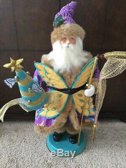 Neiman marcus 30 santa claus doll vintage butterfly