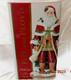 New 2024 Fabulous Fitz And Floyd 19x10 Telluride Red Grand Santa Claus Figure