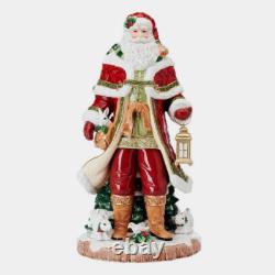 New 2024 Fabulous Fitz and Floyd 19x10 Telluride Red Grand Santa Claus Figure