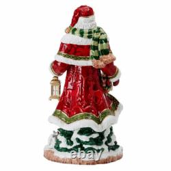 New 2024 Fabulous Fitz and Floyd 19x10 Telluride Red Grand Santa Claus Figure