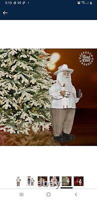 New 5 Feet Size standing Cuban SANTA With Guayabera Cafe, Cigar and Dominos