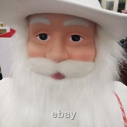 New 5 Feet Size standing Cuban SANTA With Guayabera Cafe, Cigar and Dominos