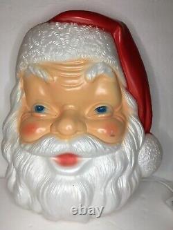 New General Foam Santa Claus Face Blow Mold H17xW14