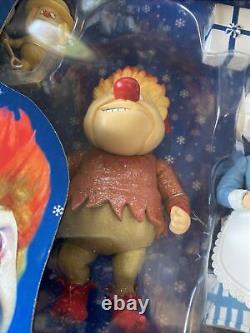 New NECA The Year Without Santa Claus Figure Set Heat Miser Ms. Claus Jingle
