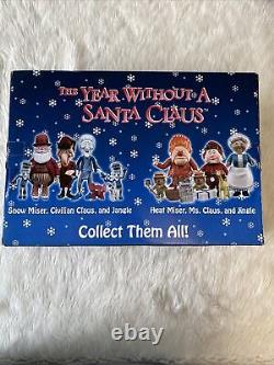 New NECA The Year Without Santa Claus Figure Set Heat Miser Ms. Claus Jingle