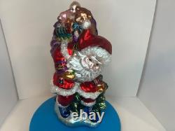New Rare Santa Clause 14 Figurine Made of Glass Christmas Holiday Decor