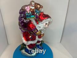 New Rare Santa Clause 14 Figurine Made of Glass Christmas Holiday Decor