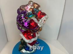 New Rare Santa Clause 14 Figurine Made of Glass Christmas Holiday Decor
