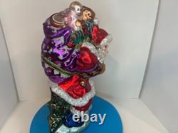 New Rare Santa Clause 14 Figurine Made of Glass Christmas Holiday Decor