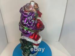 New Rare Santa Clause 14 Figurine Made of Glass Christmas Holiday Decor