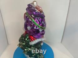 New Rare Santa Clause 14 Figurine Made of Glass Christmas Holiday Decor