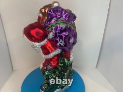 New Rare Santa Clause 14 Figurine Made of Glass Christmas Holiday Decor