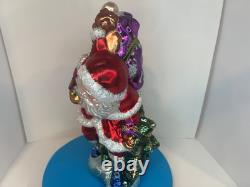 New Rare Santa Clause 14 Figurine Made of Glass Christmas Holiday Decor