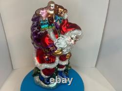 New Rare Santa Clause 14 Figurine Made of Glass Christmas Holiday Decor