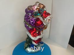 New Rare Santa Clause 14 Figurine Made of Glass Christmas Holiday Decor