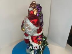 New Rare Santa Clause 14 Figurine Made of Glass Christmas Holiday Decor