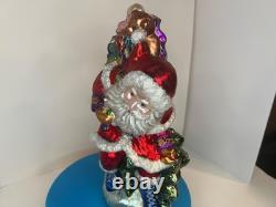 New Rare Santa Clause 14 Figurine Made of Glass Christmas Holiday Decor