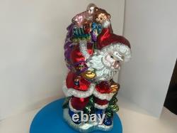 New Rare Santa Clause 14 Figurine Made of Glass Christmas Holiday Decor