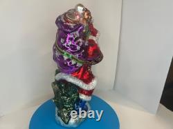 New Rare Santa Clause 14 Figurine Made of Glass Christmas Holiday Decor