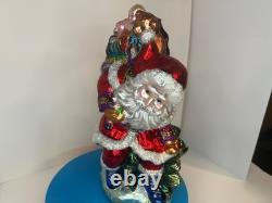 New Rare Santa Clause 14 Figurine Made of Glass Christmas Holiday Decor