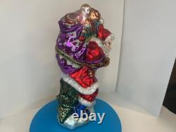 New Rare Santa Clause 14 Figurine Made of Glass Christmas Holiday Decor