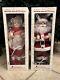 New Vintage Elco Motion-ettes Of Christmas Santa And Mrs. Claus With Candle