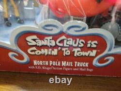 North Pole Mail Truck & S. D. Kluger Memory Lane Santa Claus Is Coming NIB