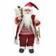 Northlight 24 Red And White Country Twist Standing Santa Claus Christmas Figure