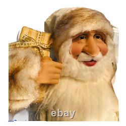 Northlight 24 White and Ivory Standing Santa Claus Christmas Figure